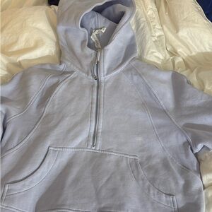 lululemon athletica Light blue, M/L, Half-Zip Hoodie